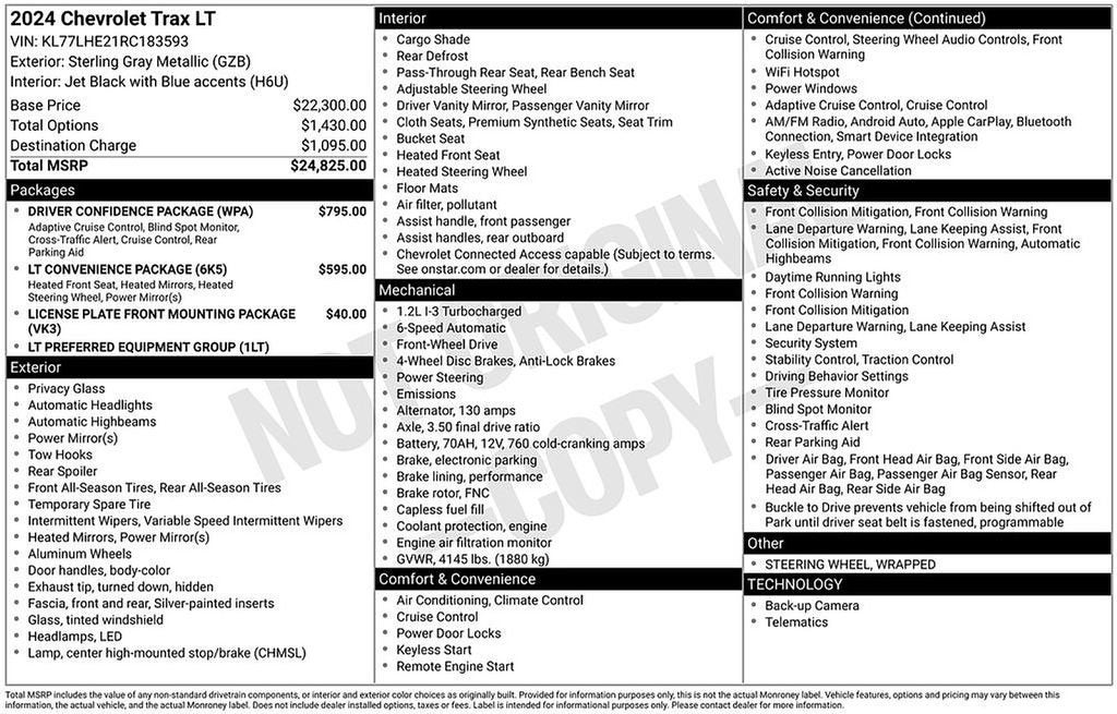 2024 Chevrolet Trax LT