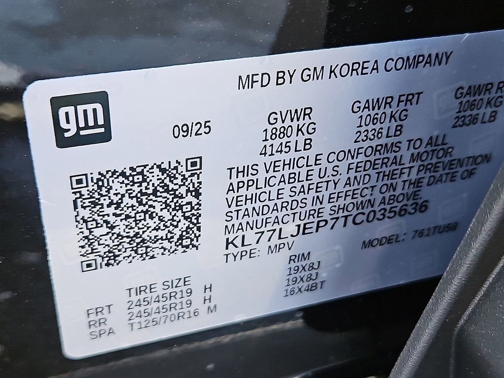 2026 Chevrolet Trax 2RS