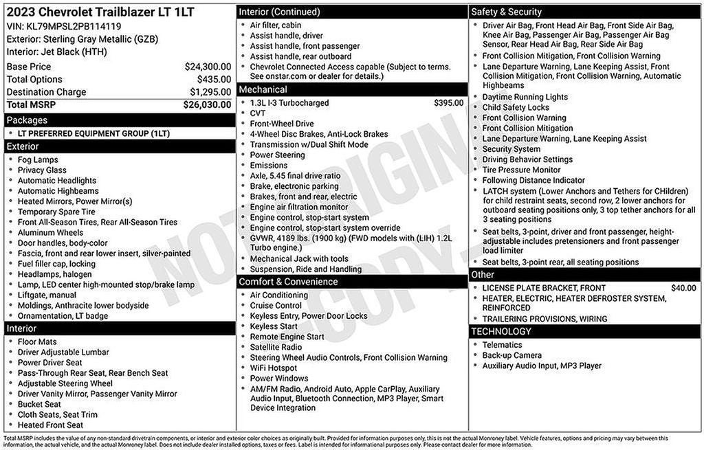 2023 Chevrolet Trailblazer LT