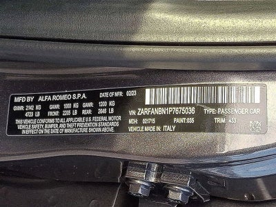 2023 Alfa Romeo Giulia Ti