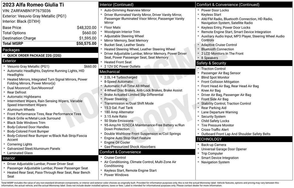 2023 Alfa Romeo Giulia Ti