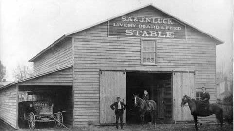 Image of Mr. Luck's Livery Stable.