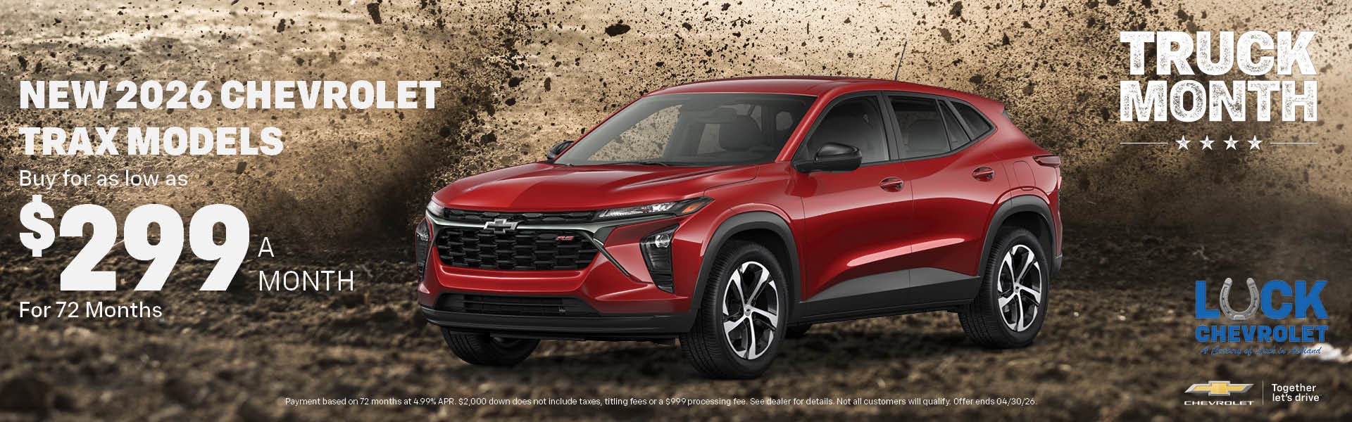 NEW 2026 CHEVROLET TRAX MODELS