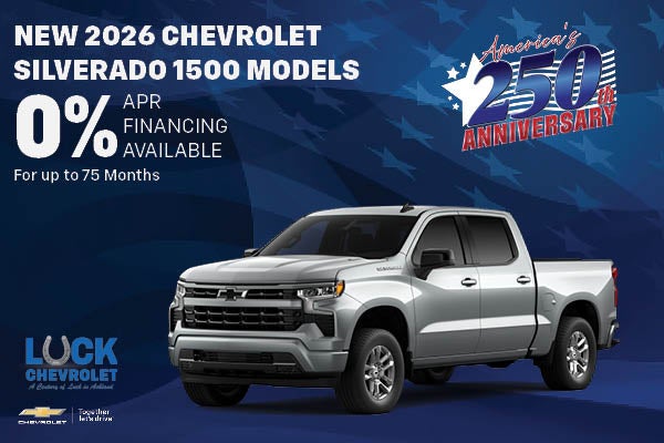 NEW 2026 CHEVROLET SILVERADO 1500 MODELS