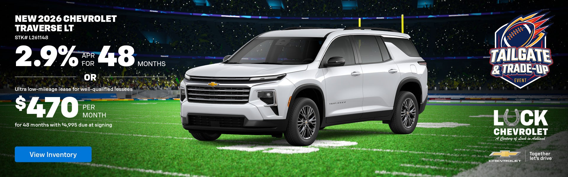 New 2026 Chevrolet Traverse LT